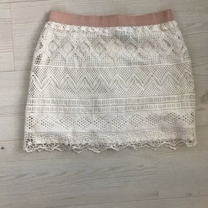 Off white American Eagle skirt